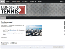 Tablet Screenshot of ljungskiletennis.se